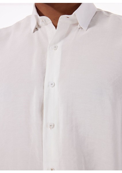 Gmg Fırenze Ekru Erkek Slim Fit Gömlek GU25MSS02214