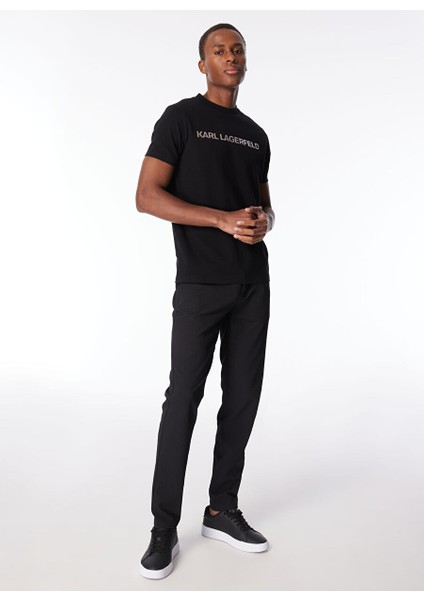 Bisiklet Yaka Siyah Erkek T-Shirt 755053542221 fiyatları