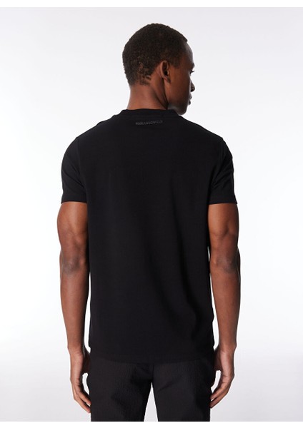 Bisiklet Yaka Siyah Erkek T-Shirt 755053542221 indirimleri