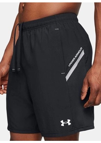 1385978-002 Ua Tech Utility Shorts Siyah Lastikli Bel Normal Kalıp Erkek Şort