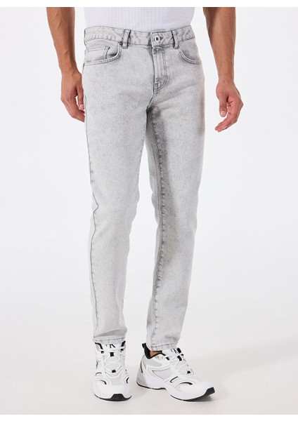 Gmg Fırenze Gri Erkek Slim Fit Denim Pantolon GU25MSS01312