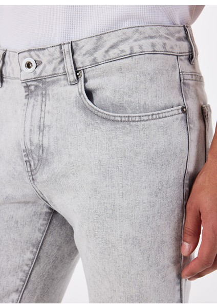 Gmg Fırenze Gri Erkek Slim Fit Denim Pantolon GU25MSS01312