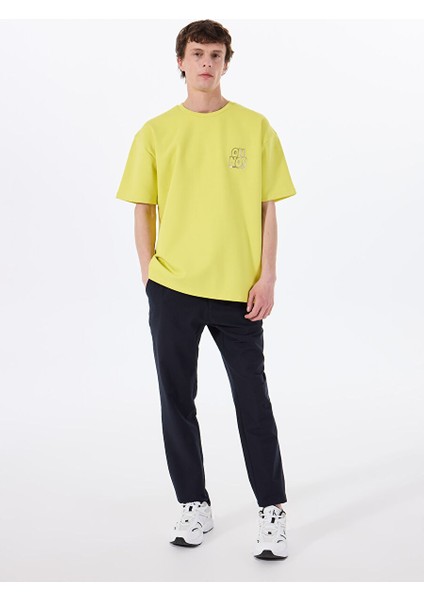 Gmg Fırenze Sarı Erkek Oversize T-Shirt GU25MSS03015