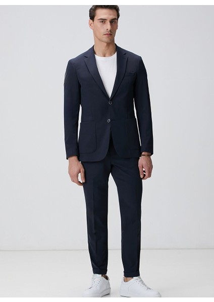 Lacivert Erkek Slim Fit Takım Elbise 1094026