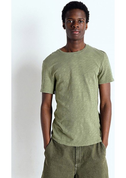 Haki Erkek Standart T-Shirt MBYSA18BE25RIVE