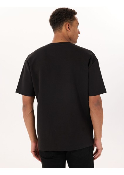 Gmg Fırenze Siyah Erkek Oversize T-Shirt GU25MSS03018