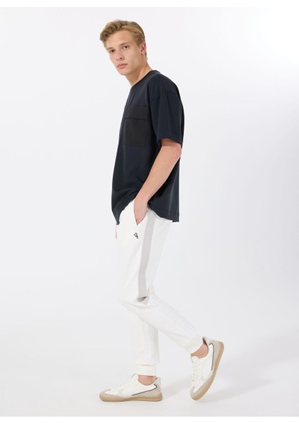 Gmg Fırenze Ekru Erkek Slim Fit Eşofman Altı GU25MSS14001