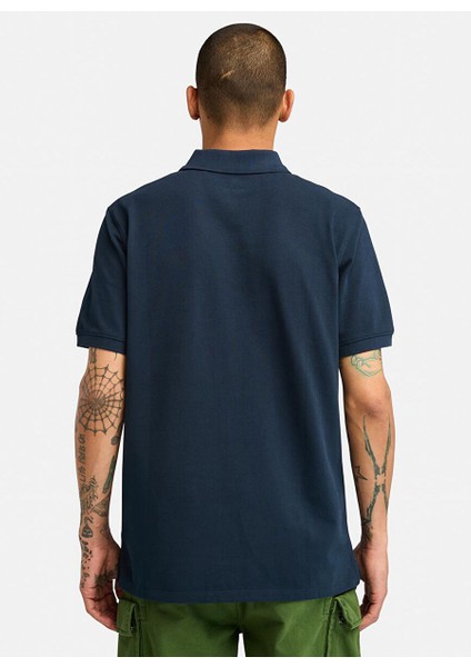 Tımberland Lacivert Mıllers Rıver Pique Short Sleeve Polo Erkek Polo T-Shirt TB0A6VDP4331 fırsatları