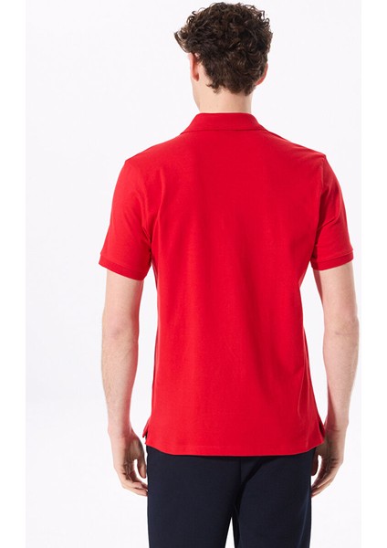 Kırmızı Erkek Regular Fit Düz Polo T-Shirt Legolas Y fırsatları