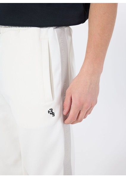 Gmg Fırenze Ekru Erkek Slim Fit Eşofman Altı GU25MSS14001