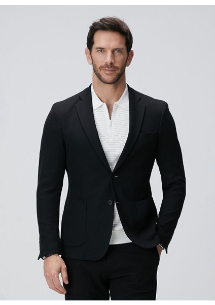 Siyah Erkek Slim Fit Ceket 1093946 modelleri