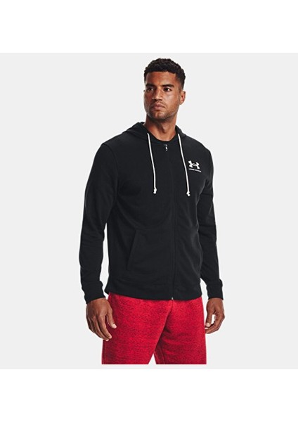 Erkek Ua Rival Terry Lc Tam Fermuarlı Sweatshirt 1370409-001