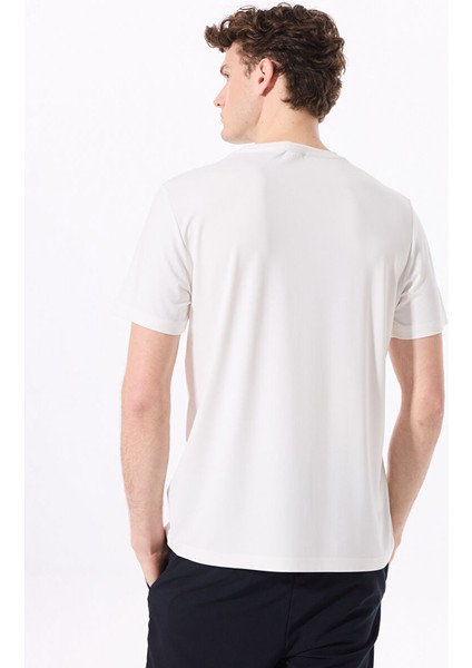 Ekru Erkek Basic Rayon Karışımlı T-Shirt F5SM-TST 2778 indirimleri