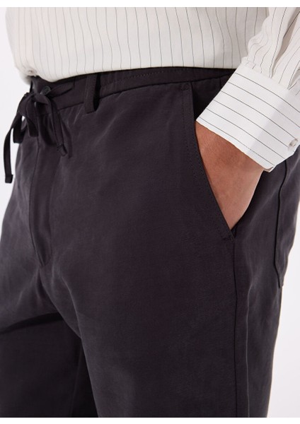 Gmg Fırenze Siyah Erkek Slim Fit Pantolon GU25MSS01022