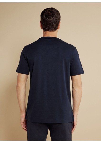 Lacivert Erkek Standart T-Shirt BBSS25MTS025 indirimleri