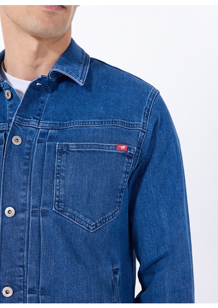 Mavi Erkek Regular Fit Yıkamalı Denim Ceket M5SM-CKT1023