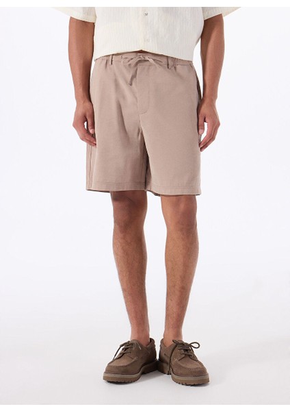 Gmg Fırenze Vizon Erkek Slim Fit Şort GU25MSS09024