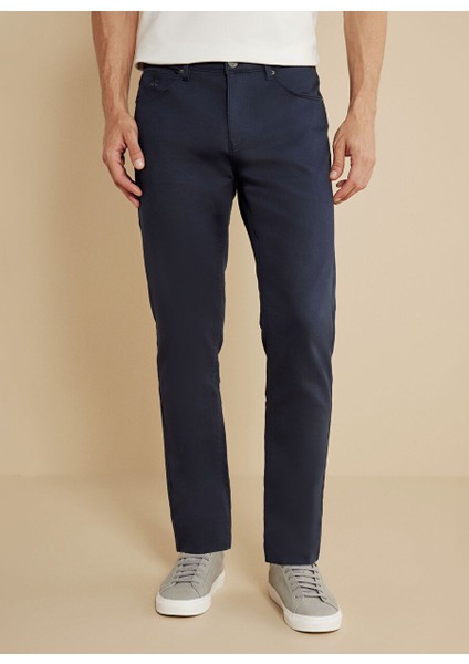 Lacivert Erkek Slim Fit Pantolon BBSS25MPT025