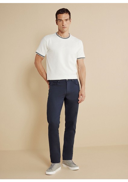 Lacivert Erkek Slim Fit Pantolon BBSS25MPT025 fiyatları