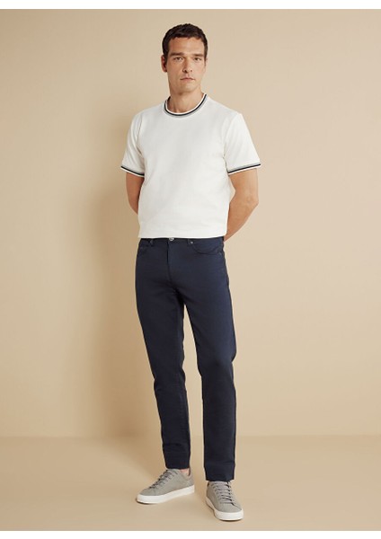 Lacivert Erkek Slim Fit Pantolon BBSS25MPT025 modelleri