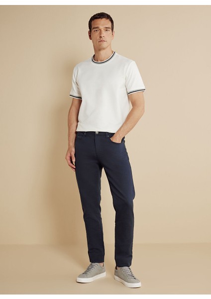 Lacivert Erkek Slim Fit Pantolon BBSS25MPT025 fırsatları