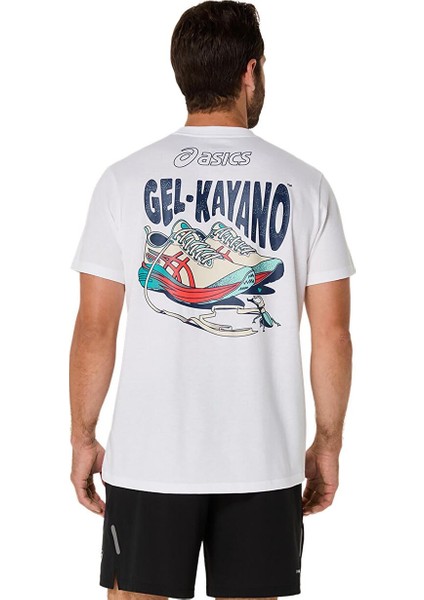 Beyaz Erkek Normal Baskılı T-Shirt 2031F026-101 Road Graphıc Ss Tee