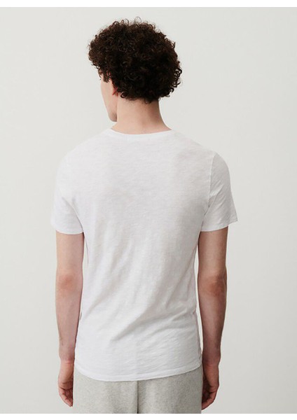 Beyaz Erkek Standart T-Shirt MBYSA18BE25BLANC fırsatları