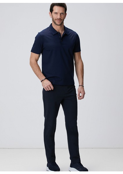 Lacivert Erkek Slim Fit T-Shirt 1093861