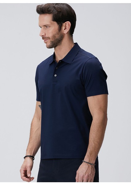 Lacivert Erkek Slim Fit T-Shirt 1093861