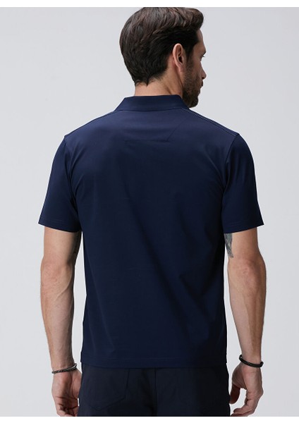 Lacivert Erkek Slim Fit T-Shirt 1093861