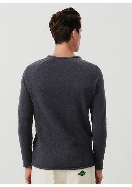 Antrasit Melanj Erkek Bisiklet Yaka T-Shirt MSON24GE25ANTHCH modelleri