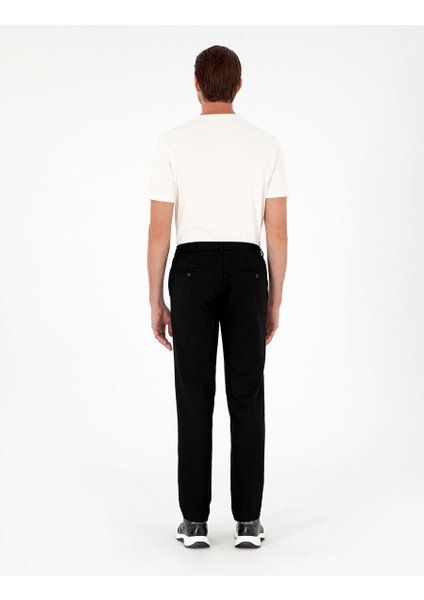 Siyah Ex. Slim Fit Kumaş Pantolon fırsatları