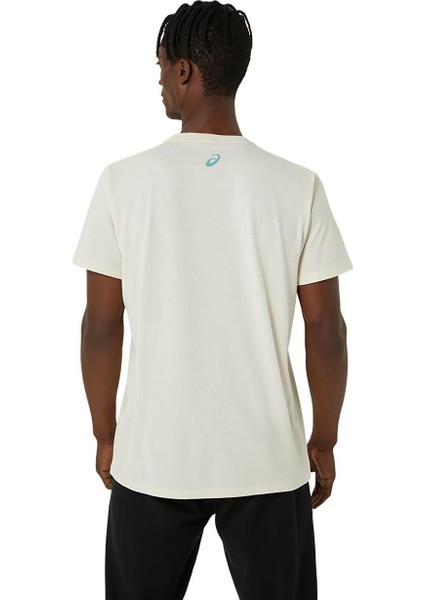 Gri Erkek Normal Baskılı T-Shirt 2031E659-022 Asıcs Chest Logo Ss Te