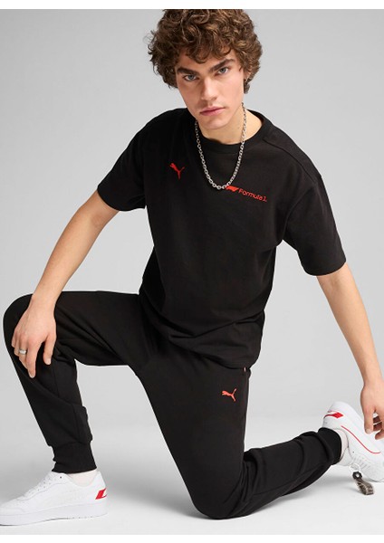 Beyaz Erkek Regular Fit T-Shirt 63012201 F1 Ess+ Graphic Tee -Relax