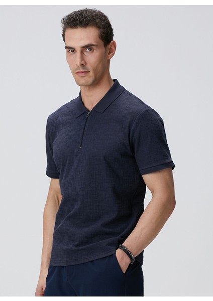 Lacivert Erkek Slim Fit T-Shirt 1094152