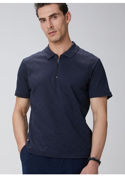 Lacivert Erkek Slim Fit T-Shirt 1094152
