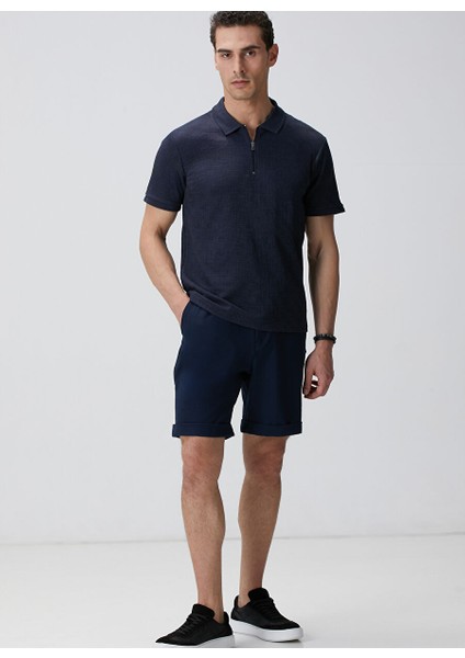 Lacivert Erkek Slim Fit T-Shirt 1094152