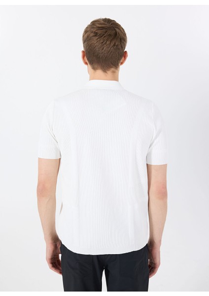 Gmg Fırenze Ekru Erkek Slim Fit Kazak GU25MSS04013