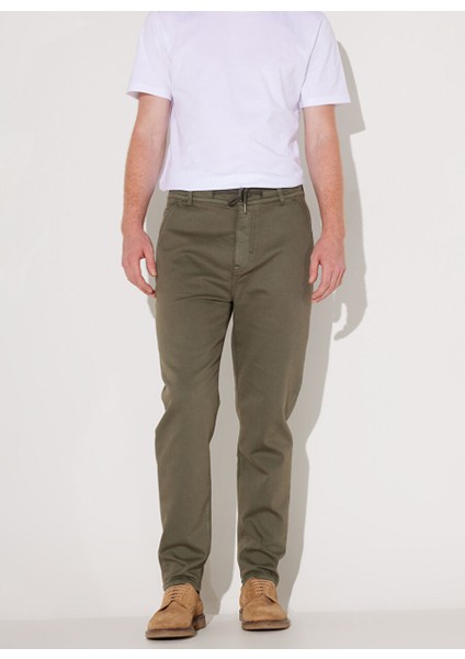 Haki Erkek Slim Fit Chino Pantolon LM043002801 Haki Chino Pantolon