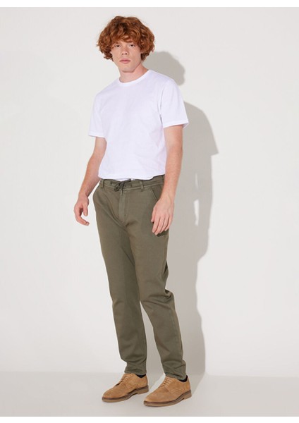 Haki Erkek Slim Fit Chino Pantolon LM043002801 Haki Chino Pantolon modelleri