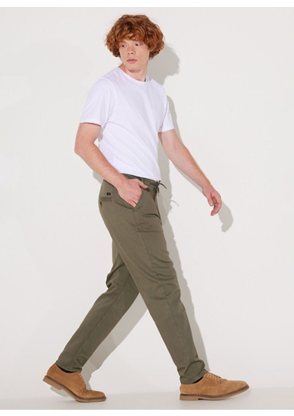 Haki Erkek Slim Fit Chino Pantolon LM043002801 Haki Chino Pantolon fırsatları