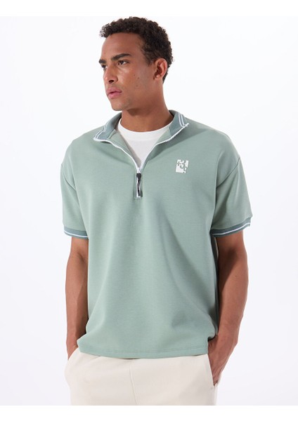 Gmg Fırenze Mavi Erkek Regular Fit T-Shirt GU25MSS03027