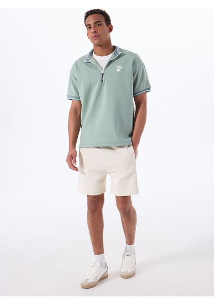 Gmg Fırenze Mavi Erkek Regular Fit T-Shirt GU25MSS03027