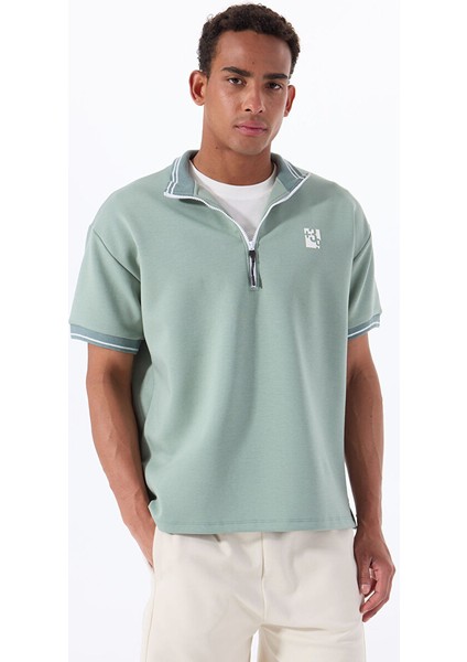 Gmg Fırenze Mavi Erkek Regular Fit T-Shirt GU25MSS03027