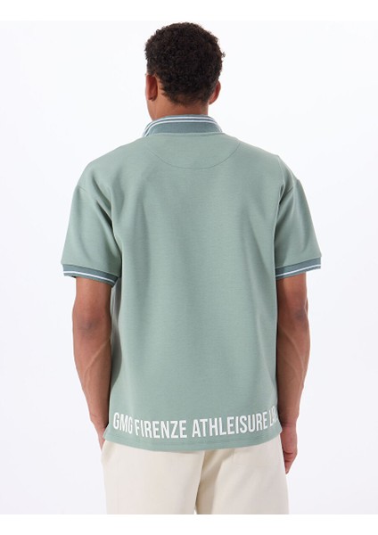 Gmg Fırenze Mavi Erkek Regular Fit T-Shirt GU25MSS03027