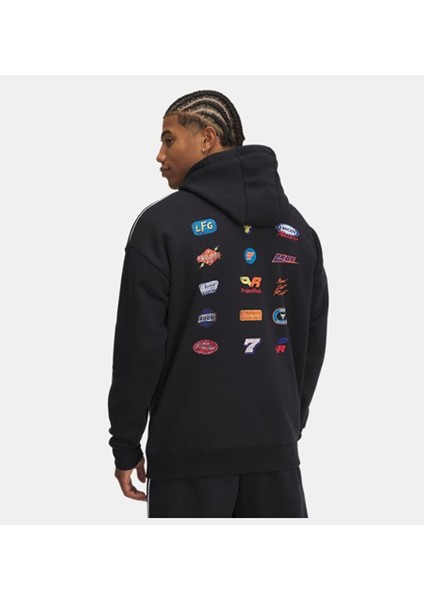 Erkek Ua Project Rock Icon Fleece Kapüşonlu Sweatshirt 1389916-001