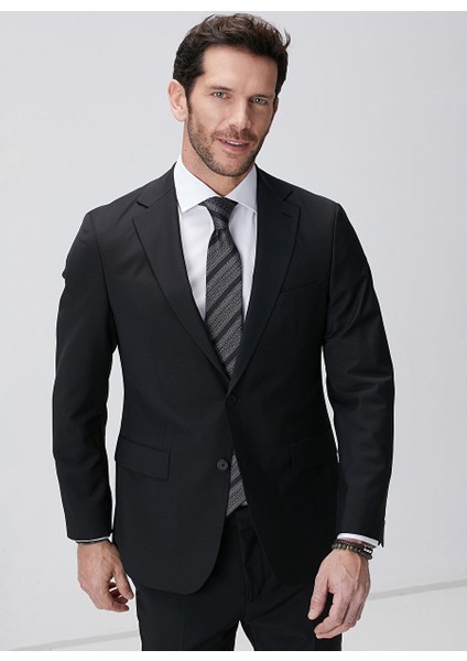Siyah Erkek Slim Fit Takım Elbise 1094063
