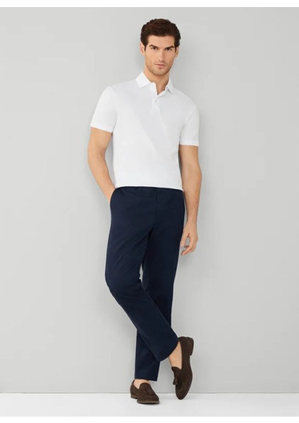 Beyaz Erkek Slim Fit Polo T-Shirt HM563205 indirimleri