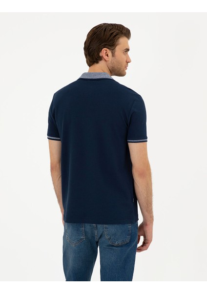 Lacivert Slim Fit Tişört