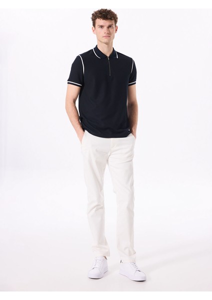 Kırık Beyaz Erkek Basic Chino Pantolon F4SM-PNT 0294